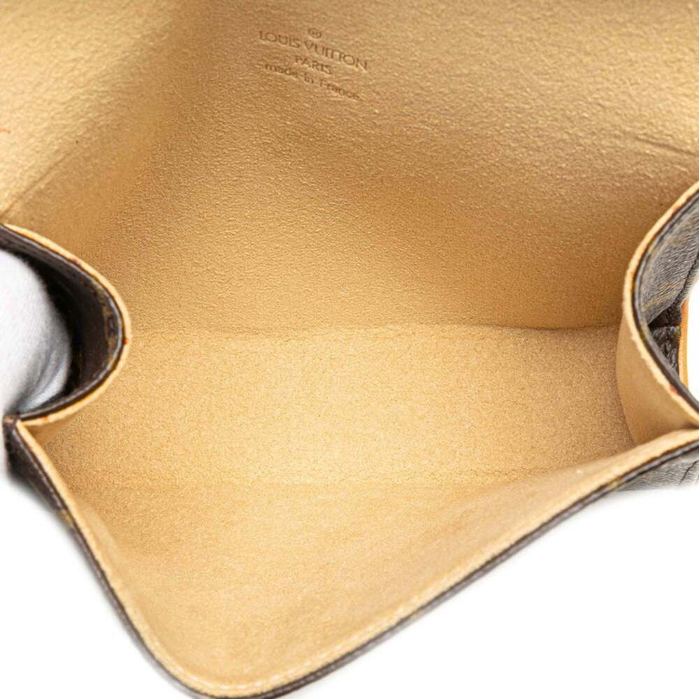 LOUIS VUITTON Authentic Brown Monogram Leather Fanny Pack - Picture 5 of 10